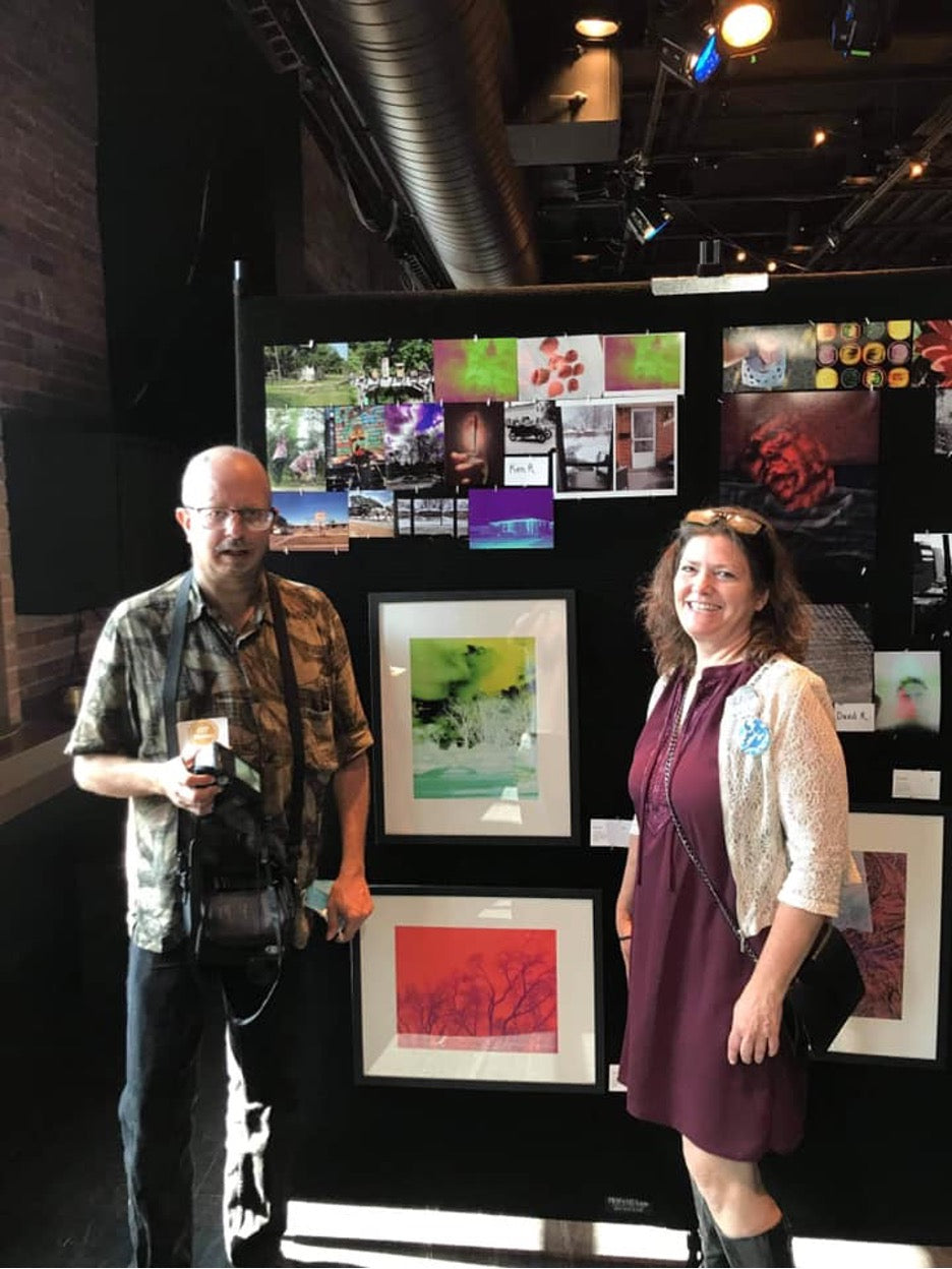 
          
            Kenneth With His Sister And His Art at FOM
          
        