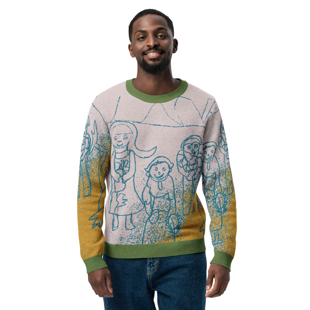 Limited Drop! 11/15/24 - 1/1/25 (10 available) - Knitted Crew Neck Sweater | Designed by Sharon Glazer