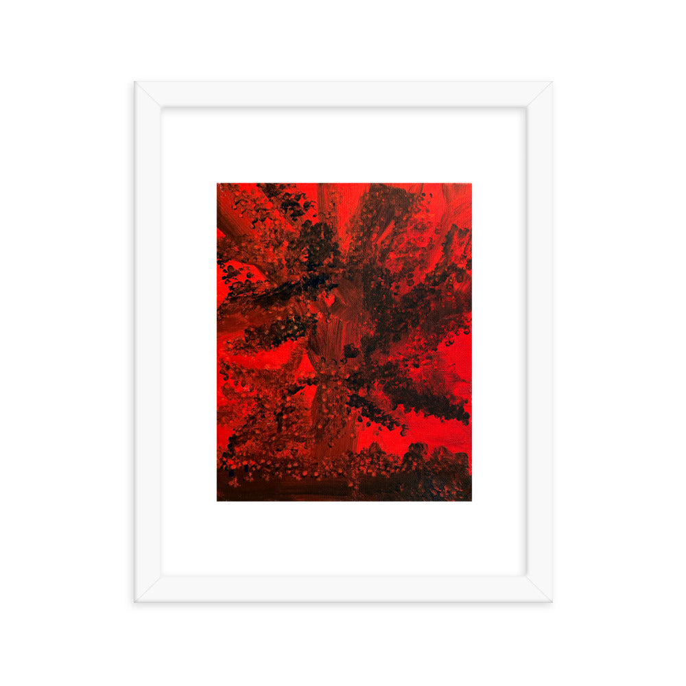 Jill Robinson | Acrylic Painting, Tree | Framed Print #003