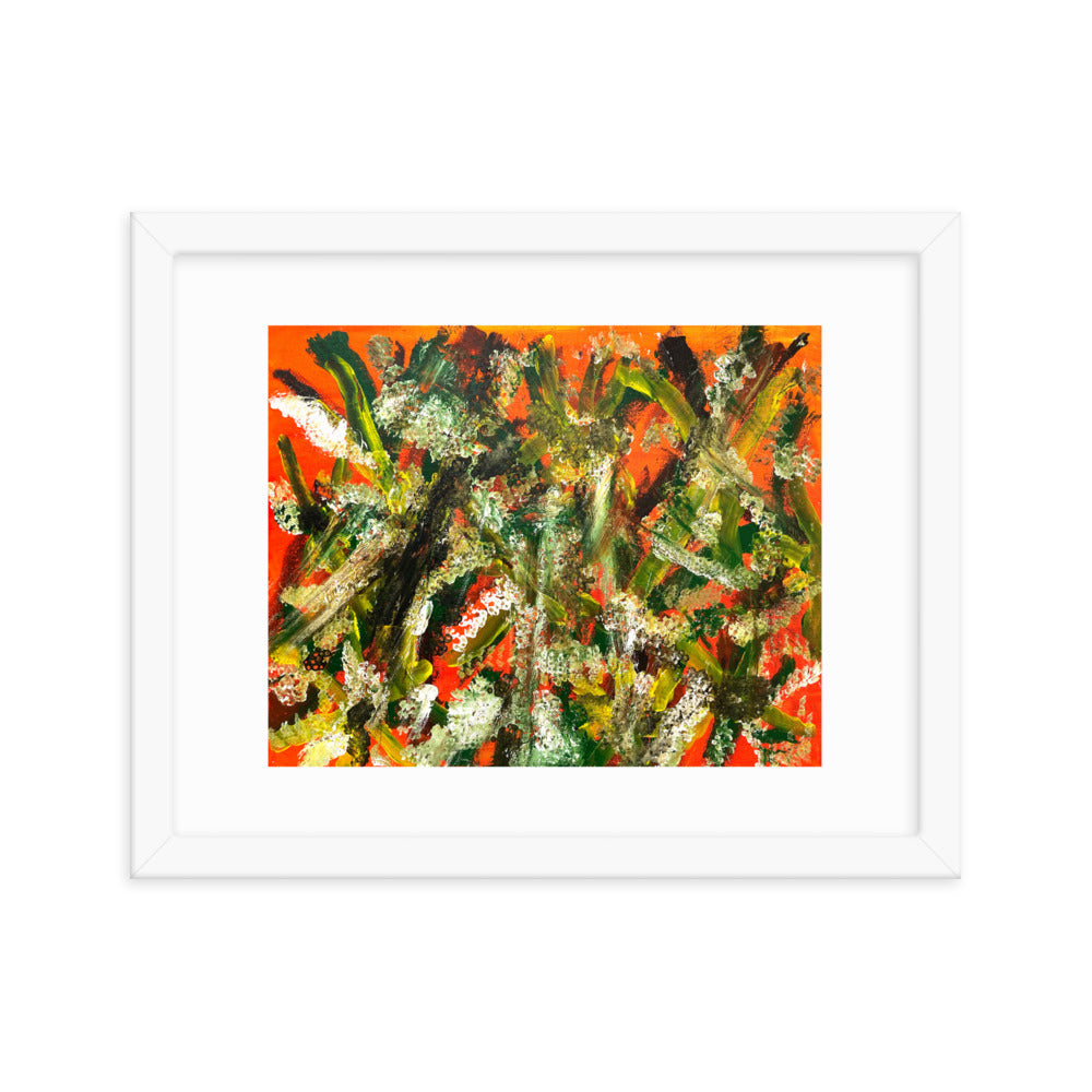 Jill Robinson | Acrylic Painting, Tree | Framed Print #004