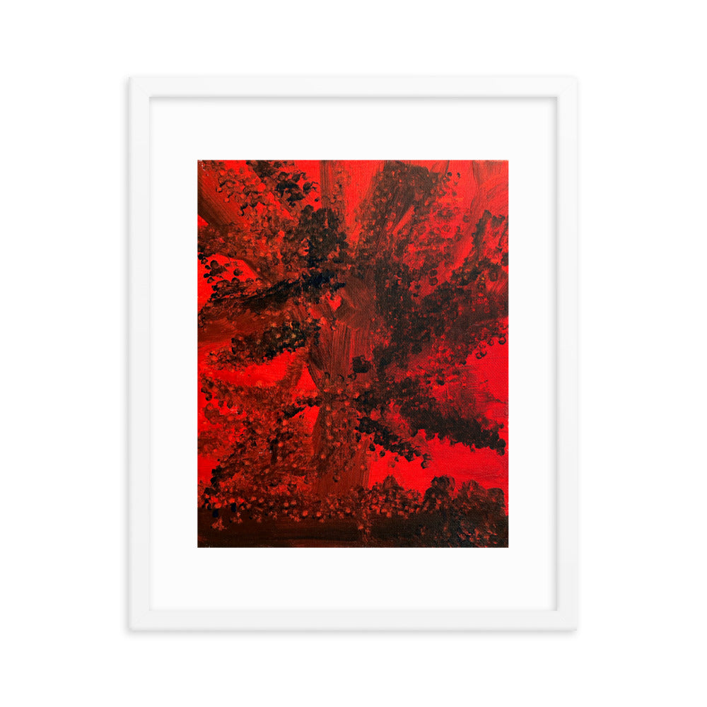 Jill Robinson | Acrylic Painting, Tree | Framed Print #003