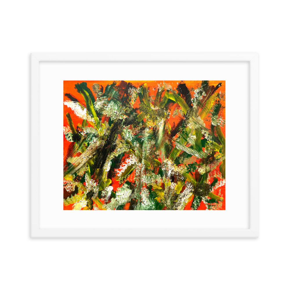 Jill Robinson | Acrylic Painting, Tree | Framed Print #004