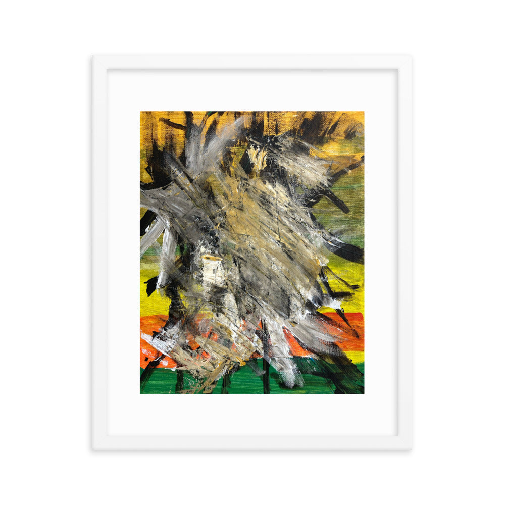 Jill Robinson | Acrylic Painting, Tree | Framed Print #005