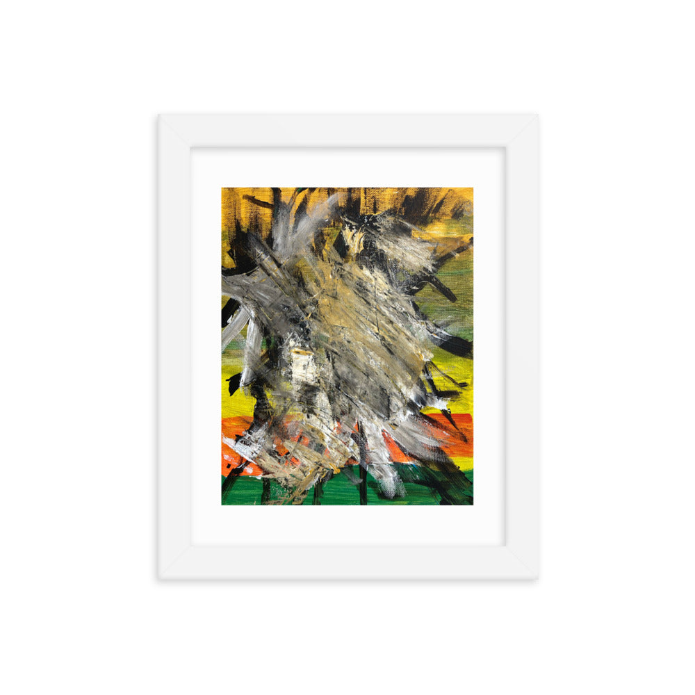 Jill Robinson | Acrylic Painting, Tree | Framed Print #005