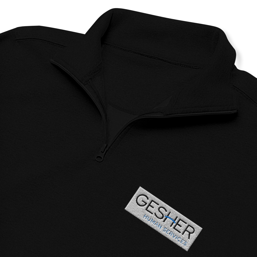 Gesher Unisex Fleece Pullover, 1/4 Zip | Embroidered Logo