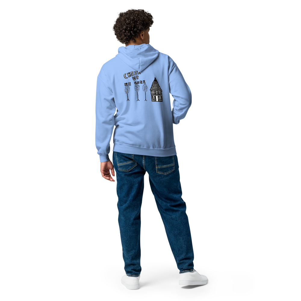 (light colors) 2024 Gesher Cares Campaign Unisex Heavy-Weight Zip Hoodie | Kenneth Rosenthal Design