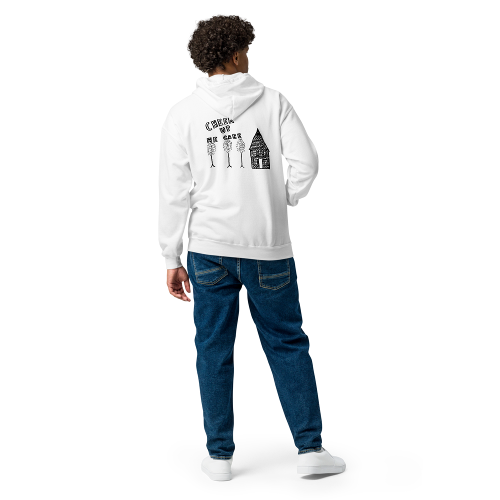 (light colors) 2024 Gesher Cares Campaign Unisex Heavy-Weight Zip Hoodie | Kenneth Rosenthal Design